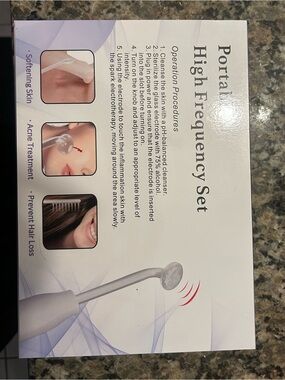 Portable High Frequency Acne Device - White